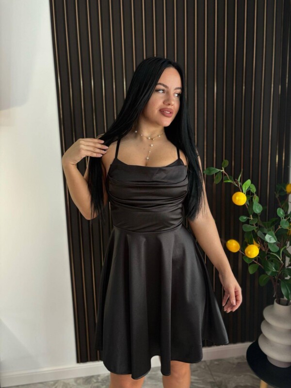 Rochie Satinată  🖤