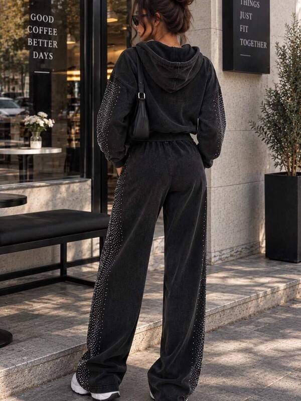 Compleu damă negru Charlotte