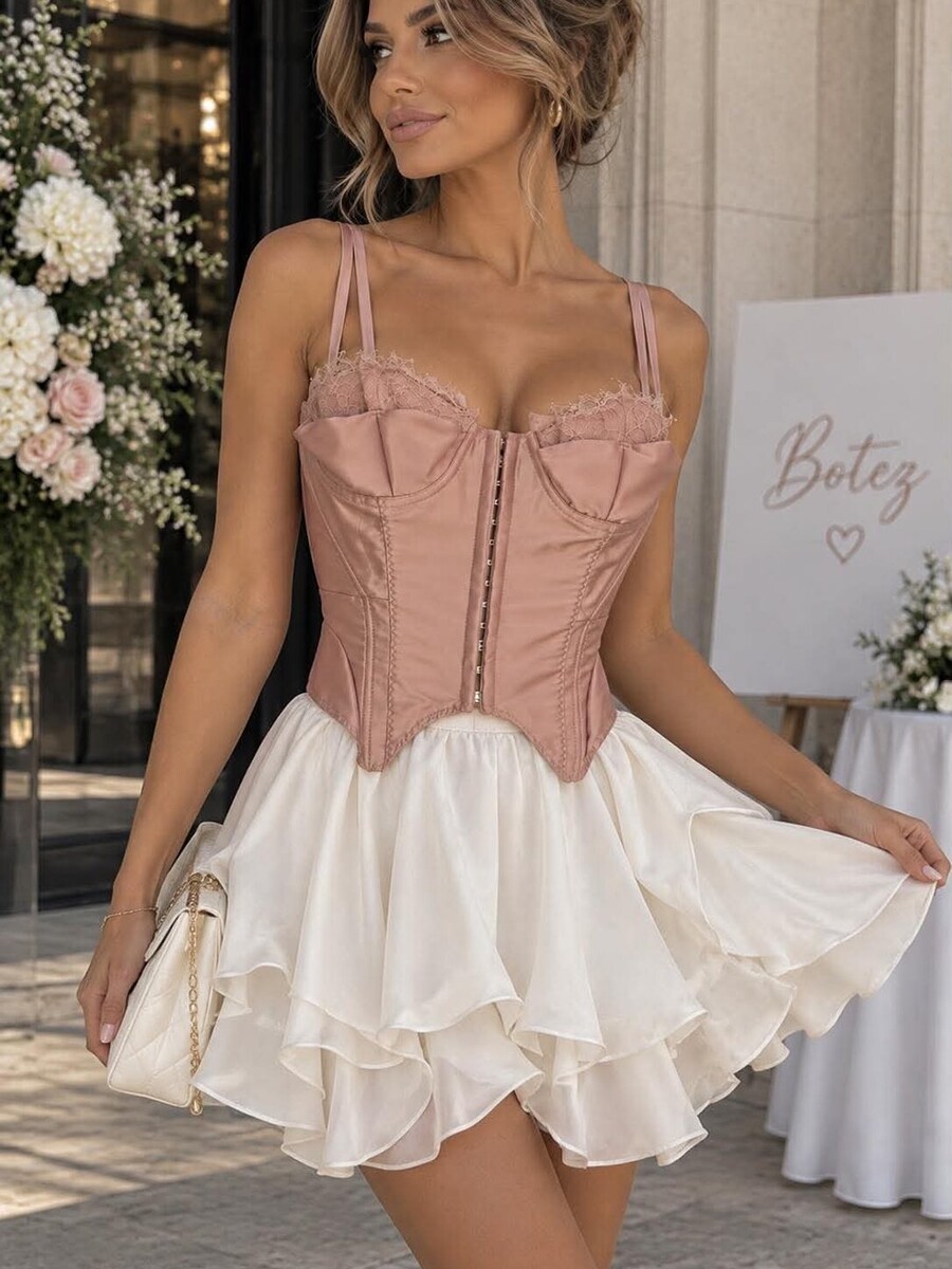 Corset satinat Miriam