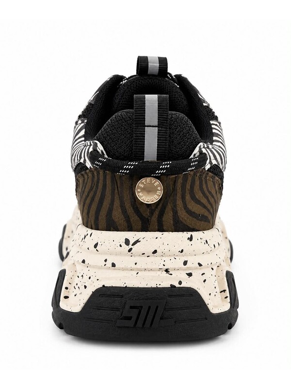 Sneakers Damă Steve Madden Animates-LE Olive Zebra