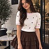 Pulover Damă cu Flori – Fleur