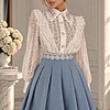 Cămașă Damă Elegantă Celeste