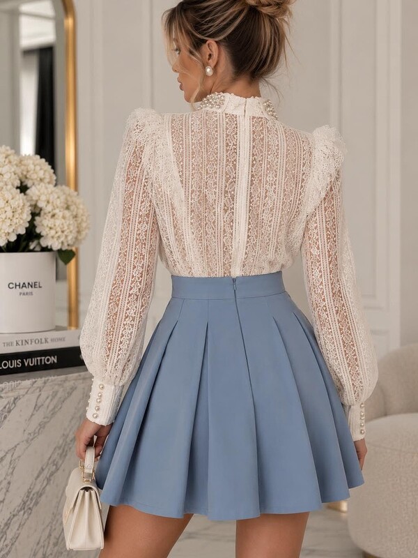 Cămașă Damă Elegantă Celeste