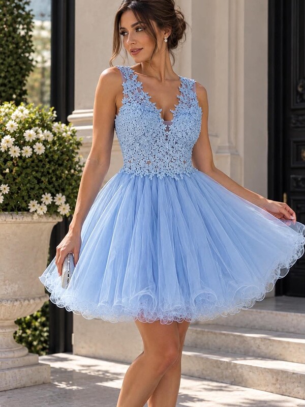 Rochie Damă Elegantă Celeste