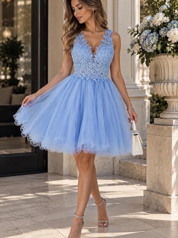 Rochie Damă Elegantă Celeste