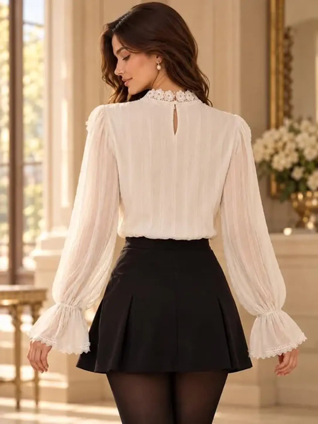 03-bluza-mirelle-alb-perle-spate Bluză damă elegantă Mirelle